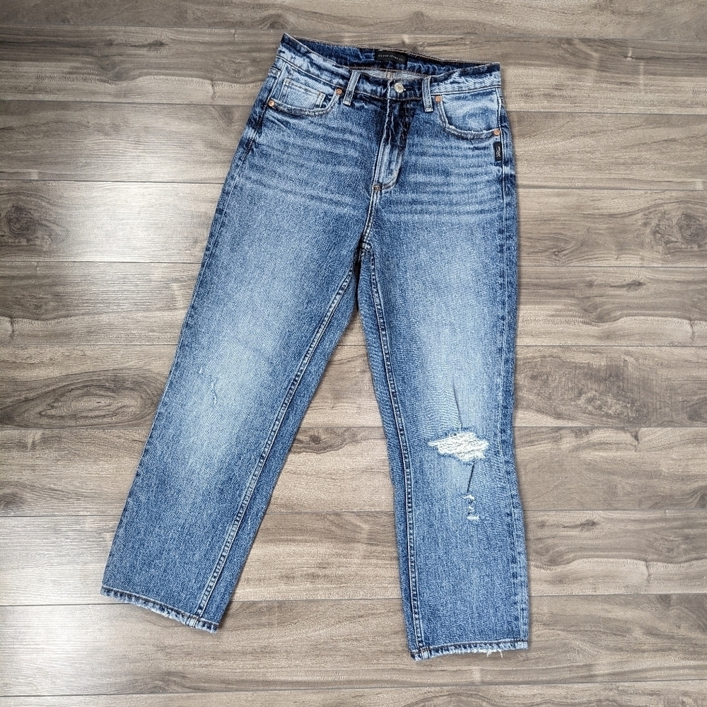 Silver Jeans 90's Boyfriend Size 25 Medium Blue